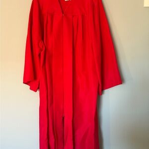 Elegant Red Women's Gown